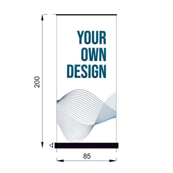 Roll-Up Publicitário 85x200 cm - Image 3